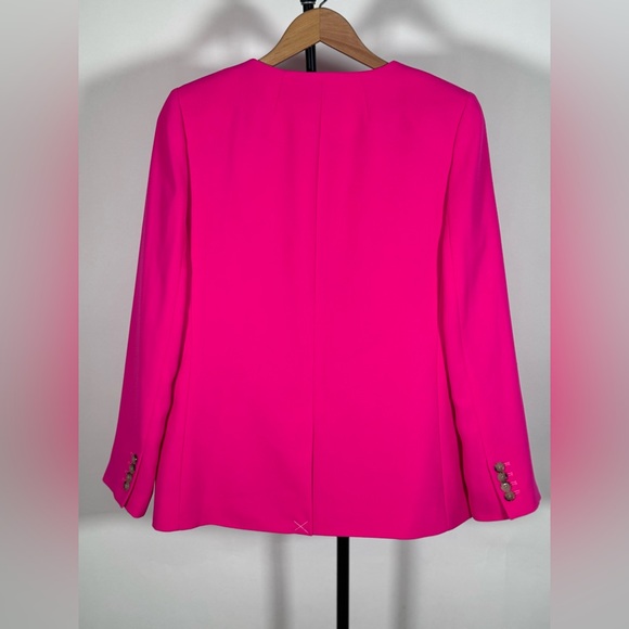 NWT JCrew Alfie collarless blazer in city crepe - Picture 4 of 4